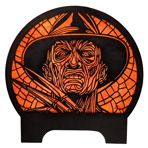 Houten Lichtbox – Nightmare on Elm Street Lantaarn met Fairylights