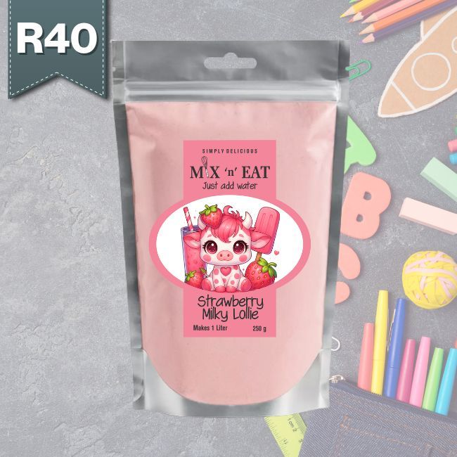 250g Strawberry Milky Lollie