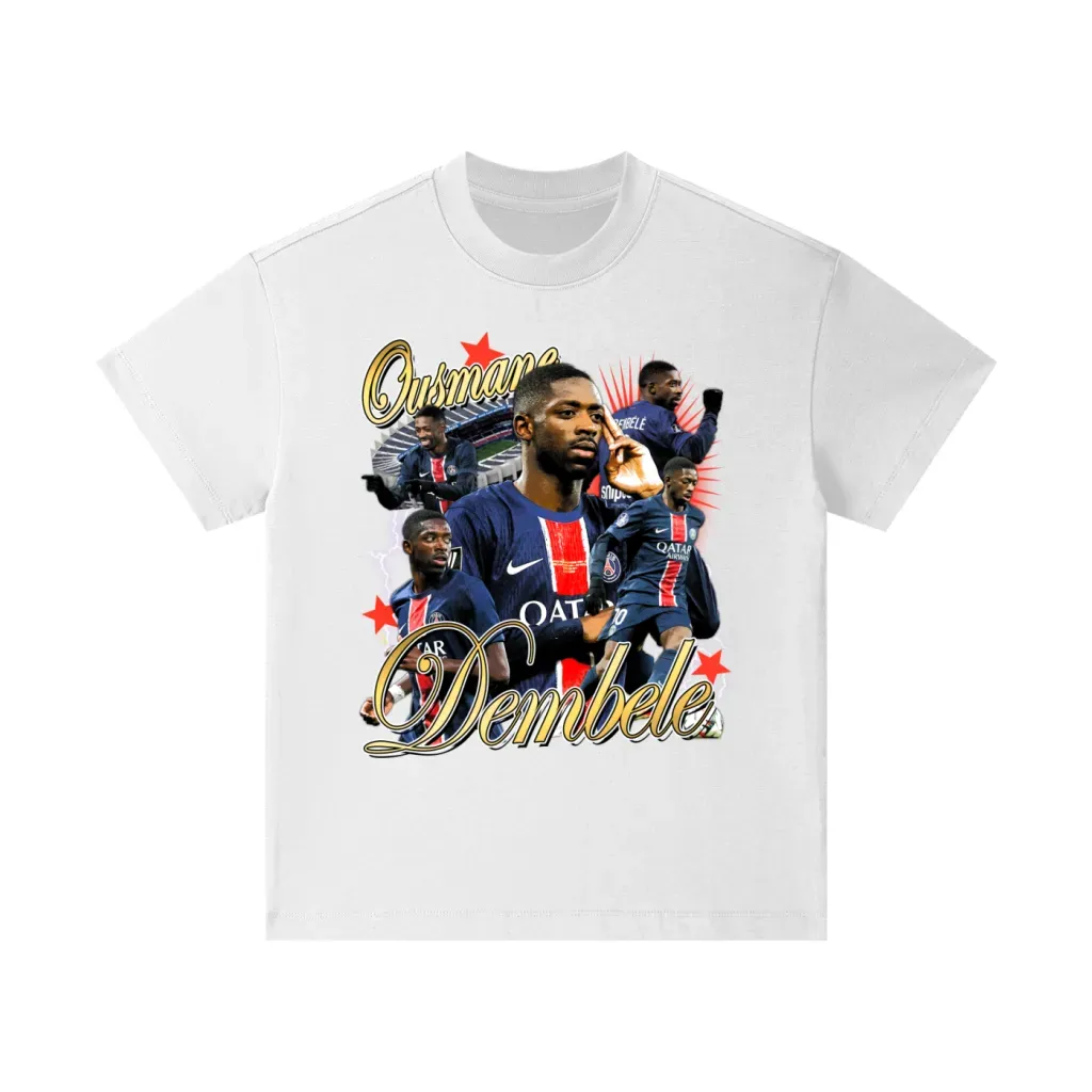 Ousmane Dembele PSG Kids Graphic Tee