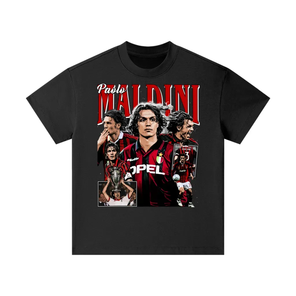 Paolo Maldini Milan Kids Graphic Tee