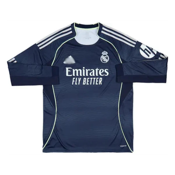 Real Madrid 2025/2026 Long Sleeves Away Kit
