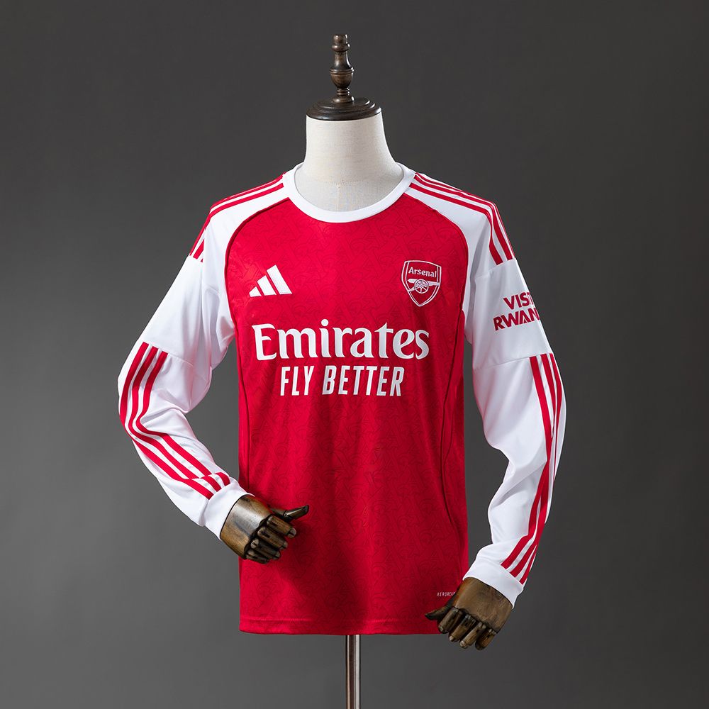 Arsenal 2025/2026 Long Sleeves Home Kit