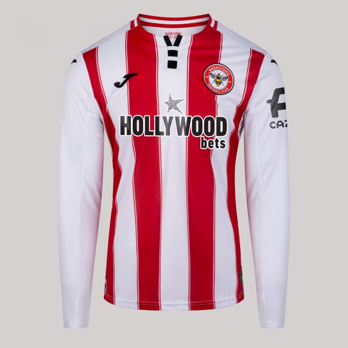Brentford 2025/26 Long Sleeves Home Kit