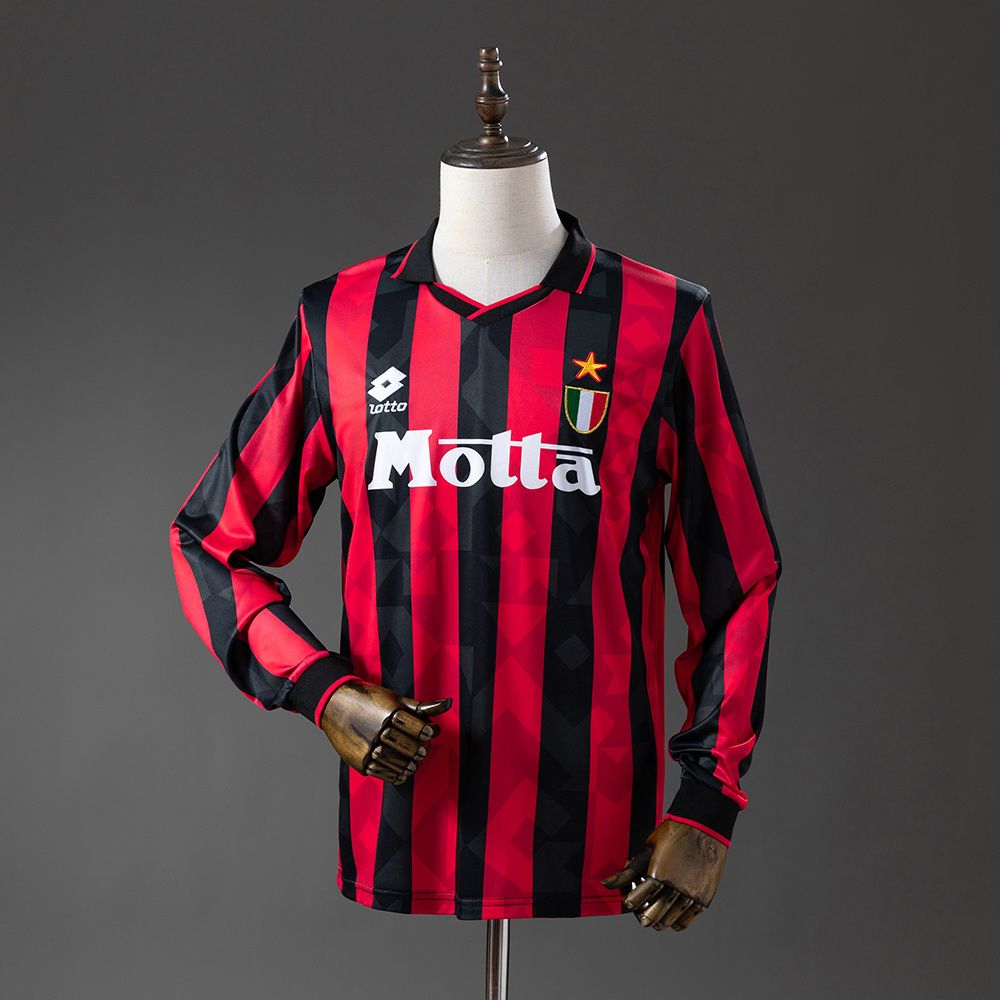 AC Milan 1993/94 Long Sleeves Home Kit