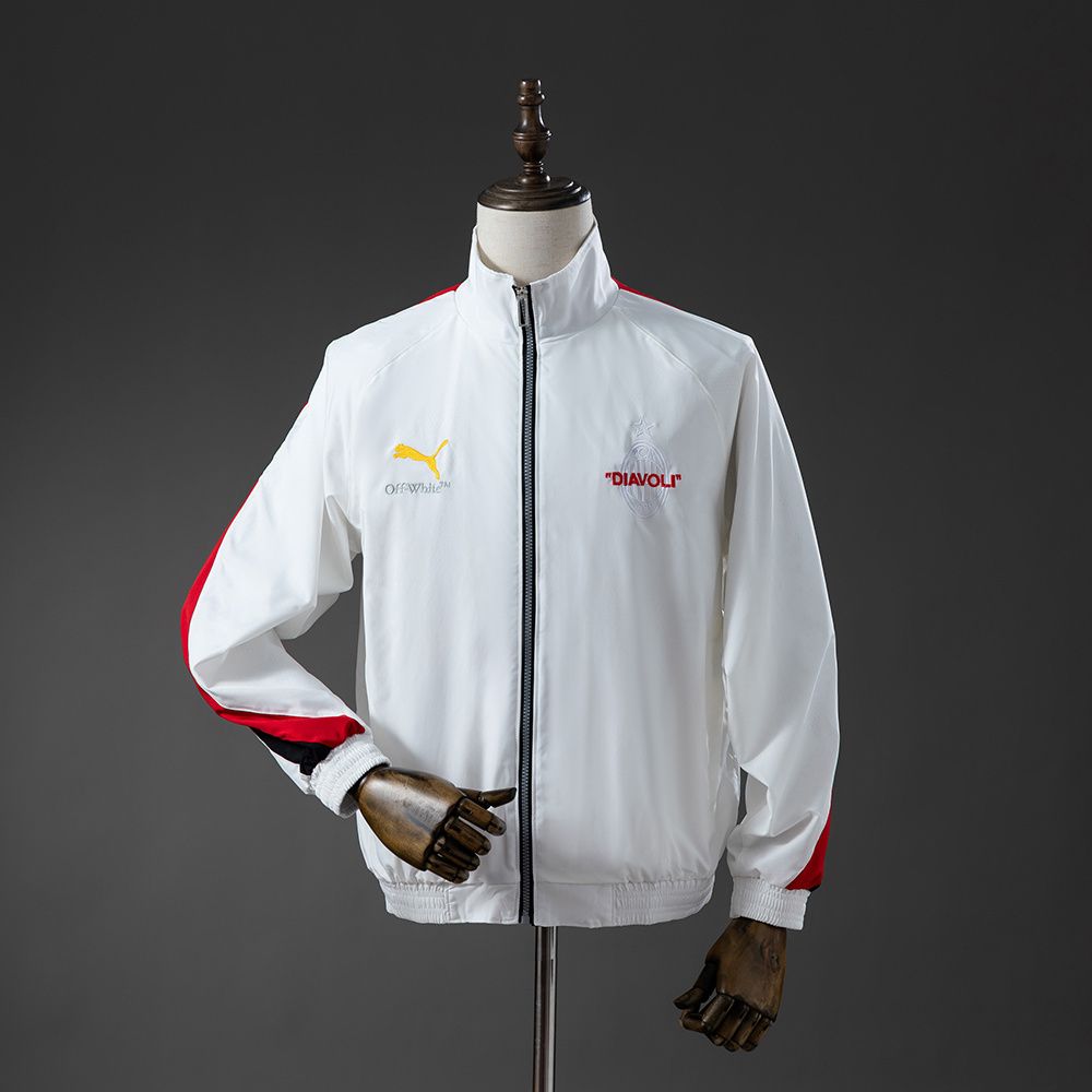 AC Milan Co-Branded Windbreaker – White