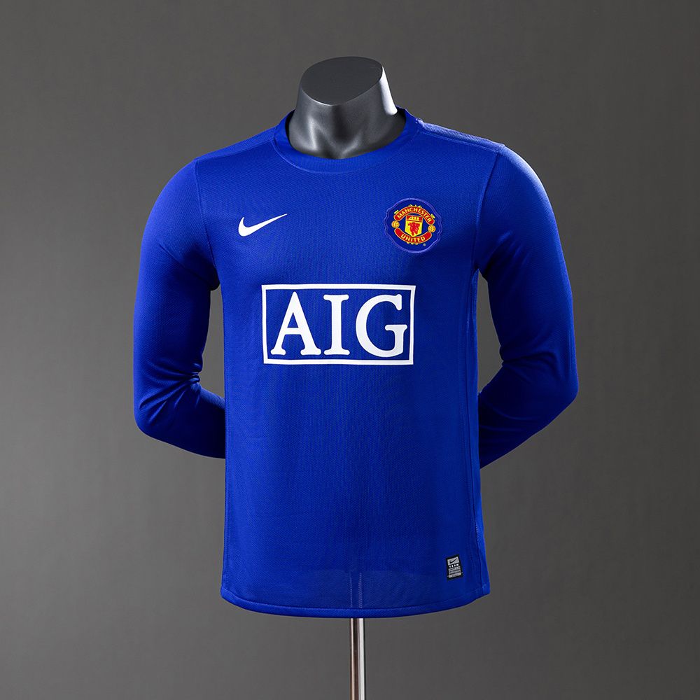 Manchester United 2008/09 Retro Long Sleeves Third Kit