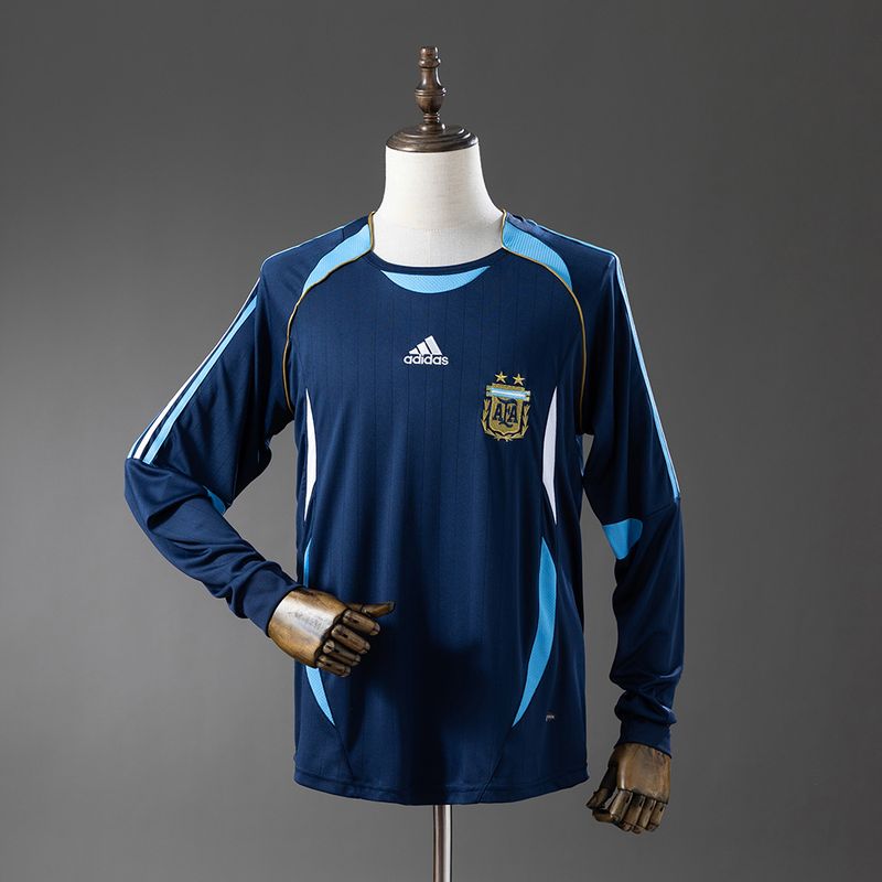Argentina 2006 Long Sleeves Retro Away Kit