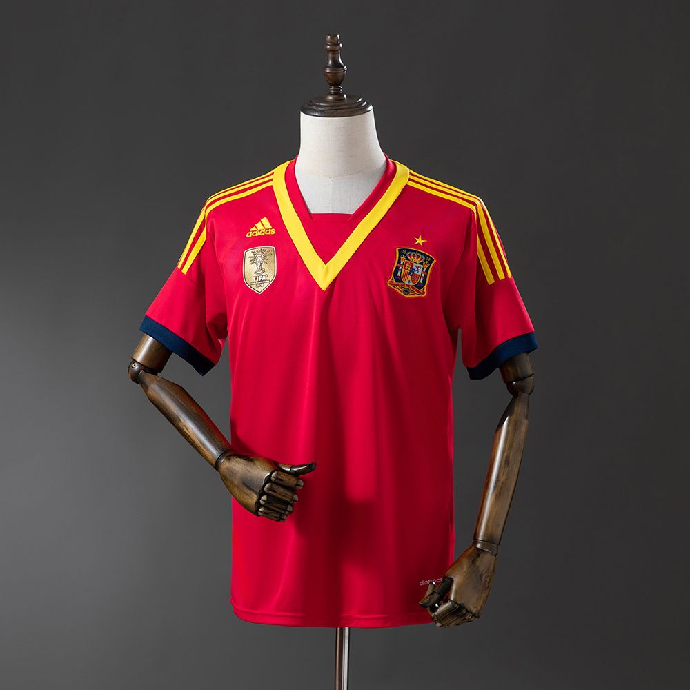 Spain 2013 Retro Home Kit Spain 2013 Retro Home Kit