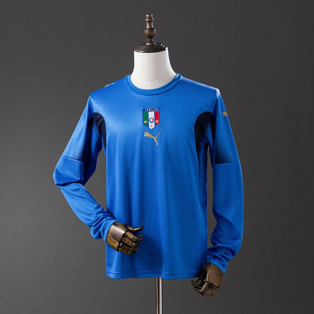 Italy 2006 Retro Long Sleeves Home Kit