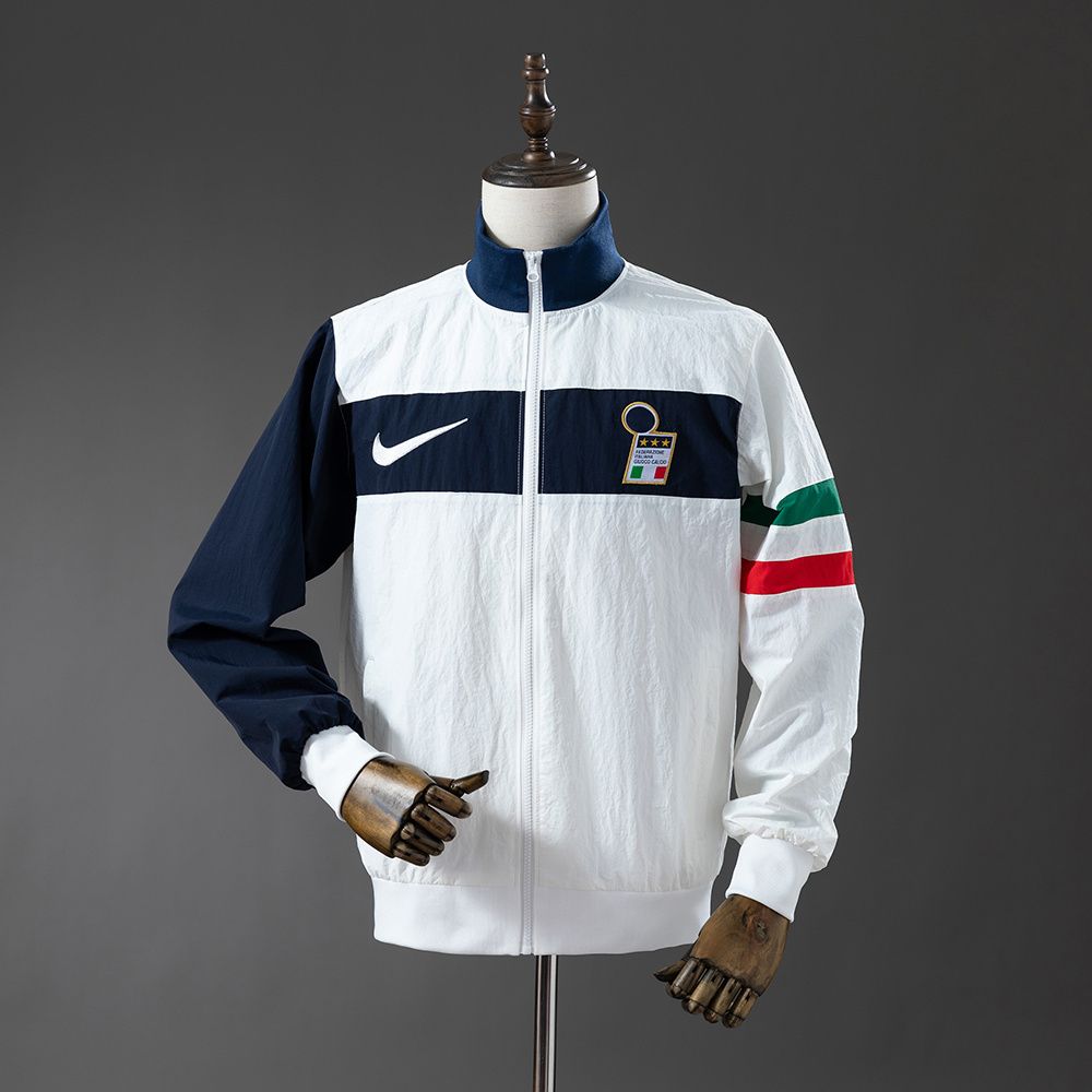 Italy 2025 Windbreaker – White/Navy