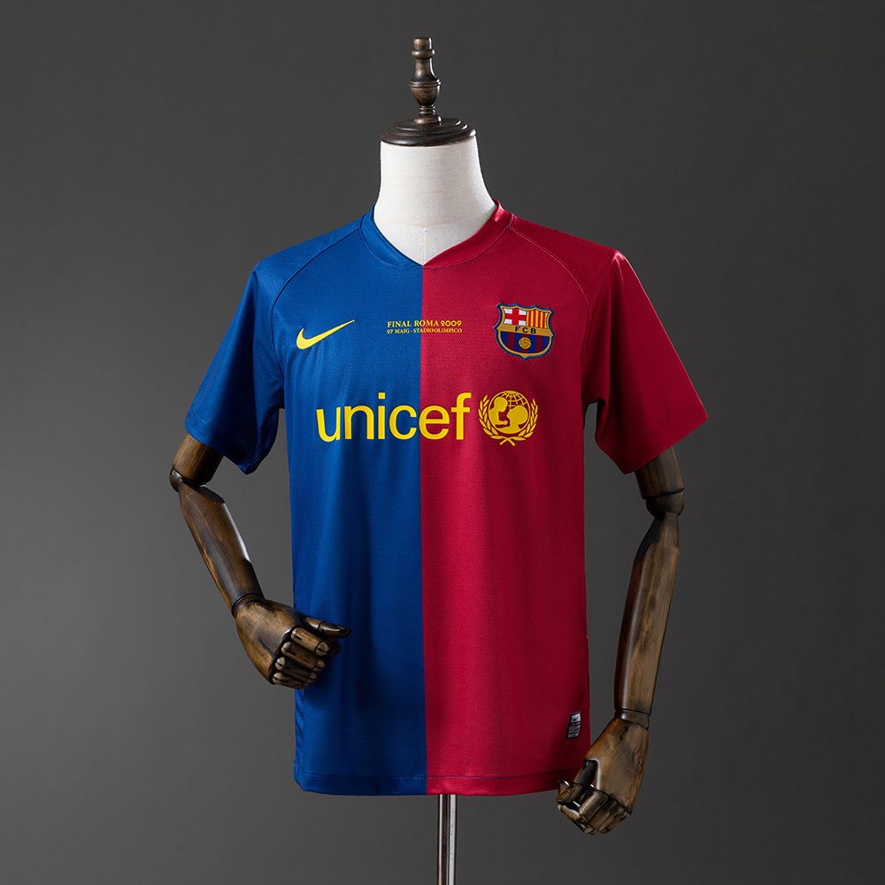 Barcelona 2008/09 Champions League Retro Home Kit Barcelona 2008/09 Champions League Retro Home Kit