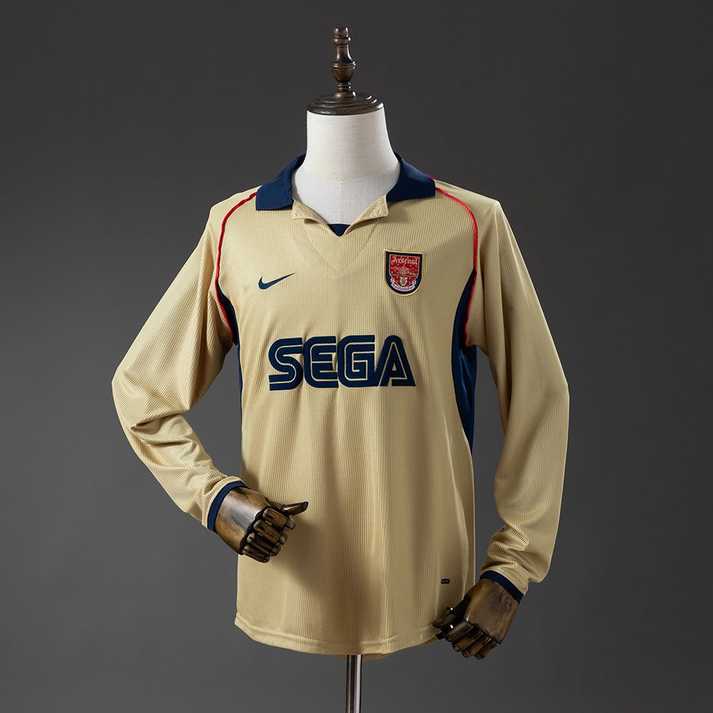 Arsenal 2001/02 Retro Long Sleeves Away Kit