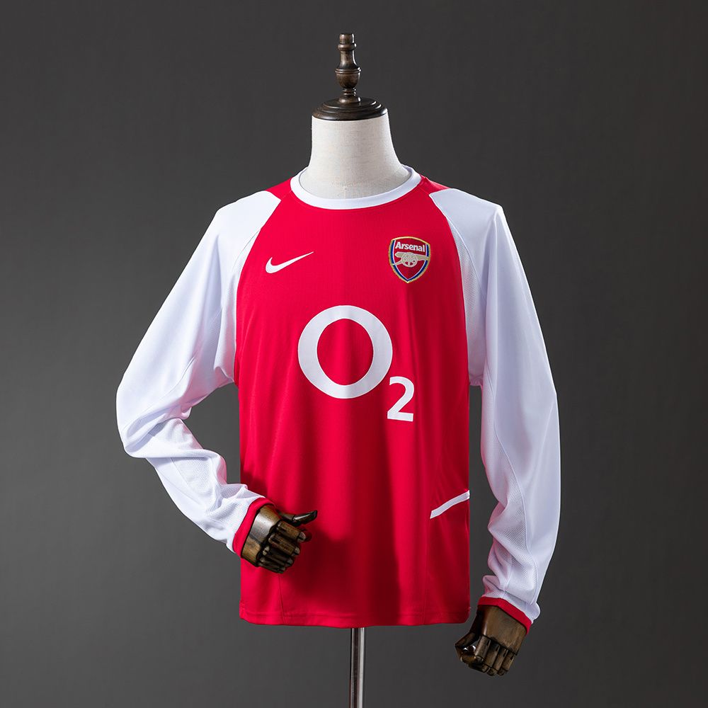 Arsenal 2003/04 Retro Long Sleeves Home Kit