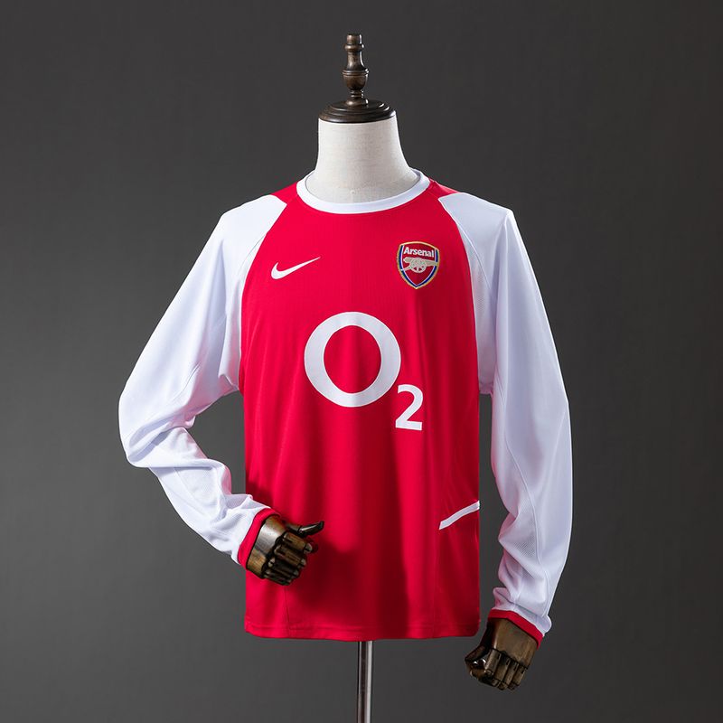 Arsenal 2003/04 Retro Long Sleeves Home Kit