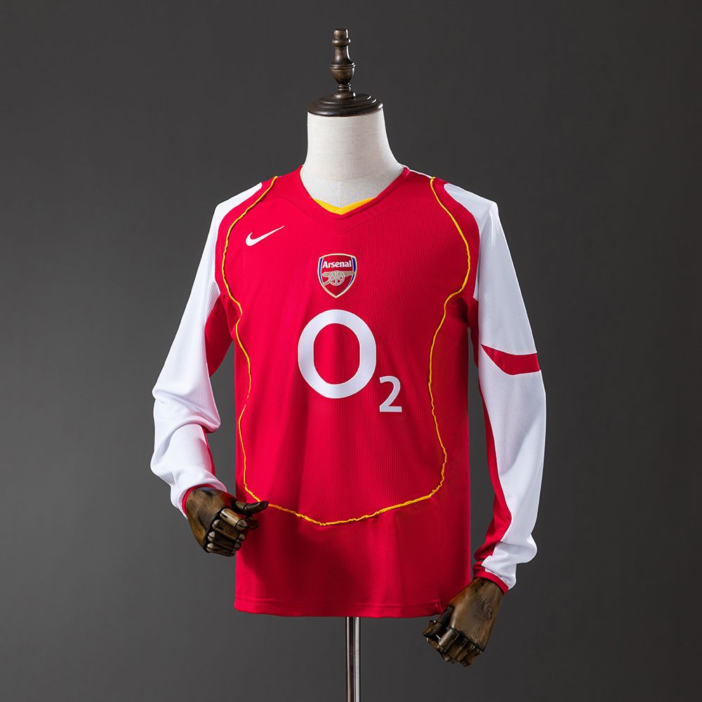 Arsenal 2004/05 Retro Long Sleeves Home Kit