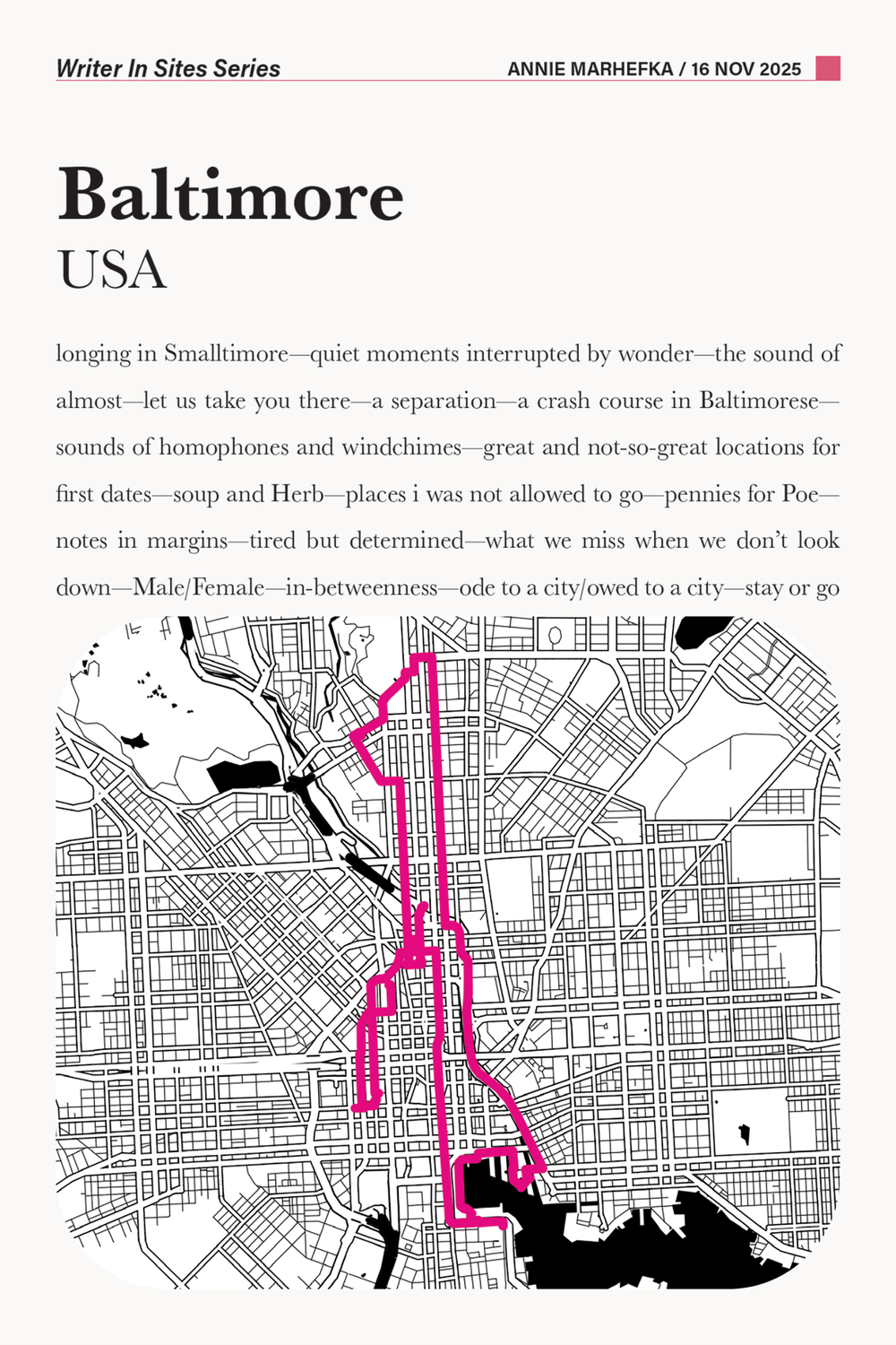 Baltimore (by Annie Marhefka)