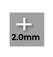 Spacer Tile, Size: 2MM