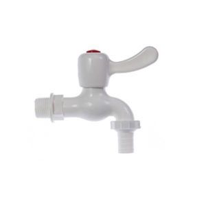 Taps Tank Plastic White 1/2