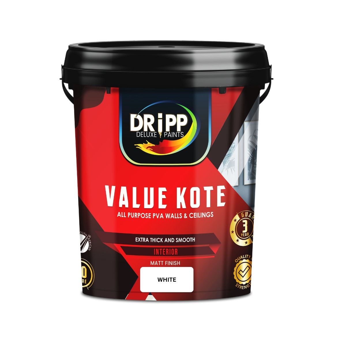 Value Kote 20L, Colour: White