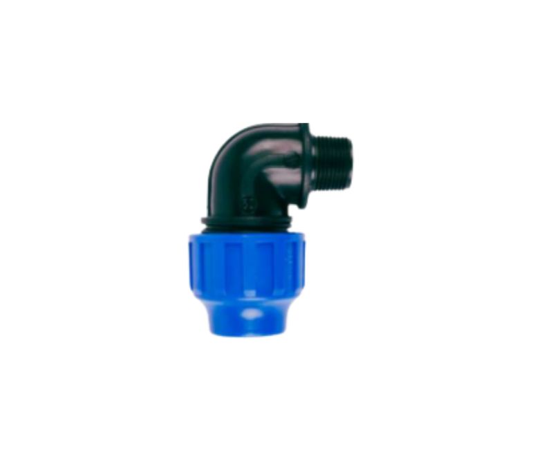 RL HDPE ELBOW 20X15MM MALE