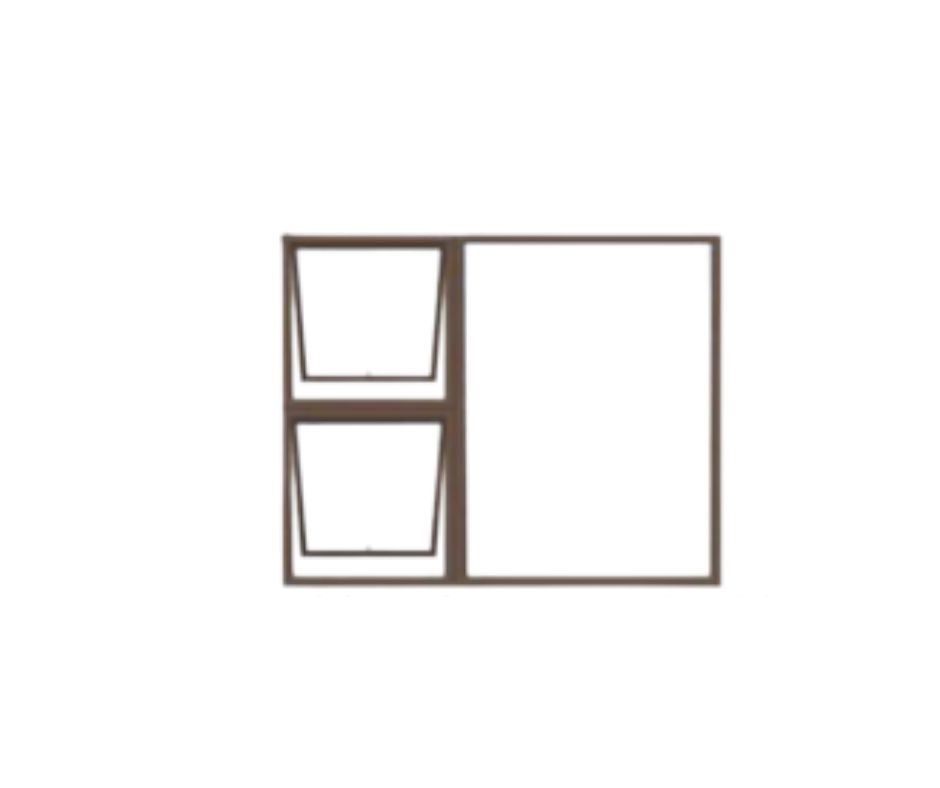 Aluminum Windows WD PTT1215