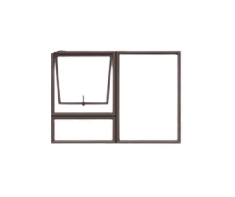 Aluminum Windows WD PT129