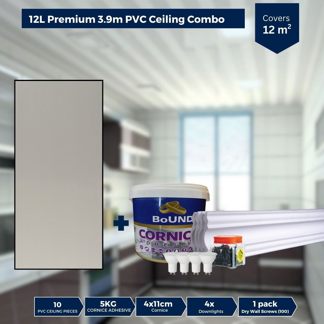 12L Premium 3.9m PVC Ceiling Combo
