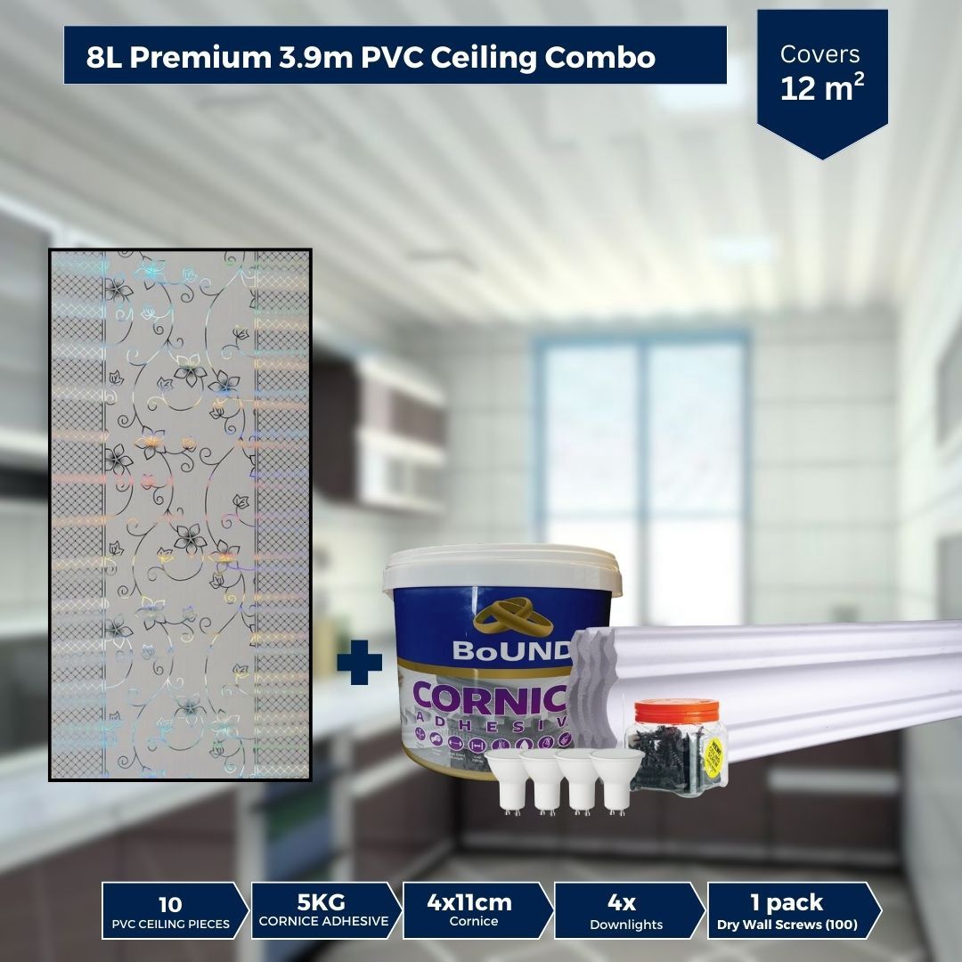 8L Premium 3.9m PVC Ceiling Combo