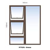 Aluminum Windows PTT1215 KNI