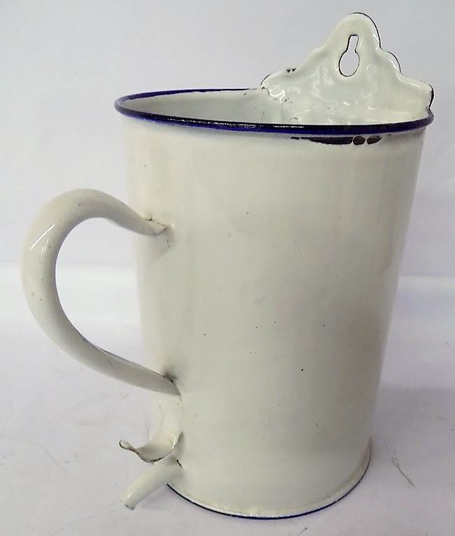 Vintage Belgisch Emaille Lavement – Industrieel & Decoratief Accent