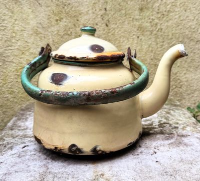 Verweerd Vintage Koffieketeltje – Authentieke Brocante Sfeer met Tijdloos Karakter