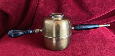 Antieke Messing Plantensproeier met Handpomp – Functioneel Retro Collectors Item