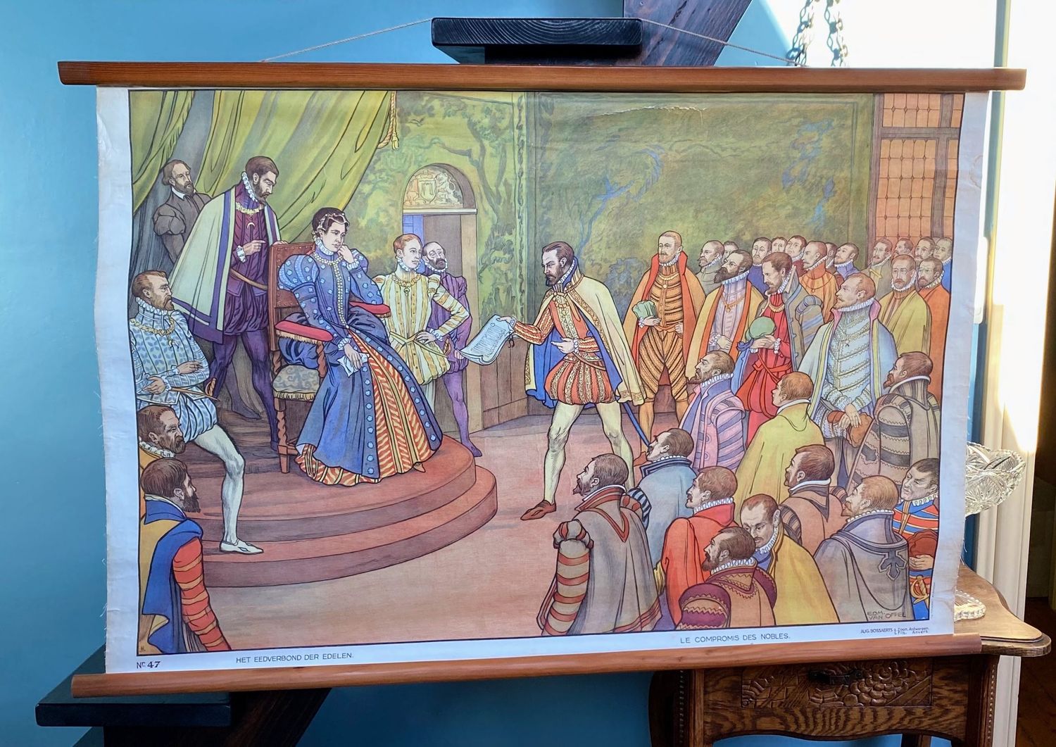 Het Eedverbond der Edelen – Educatieve linnen Schoolplaat nr 47 (1925–1931)