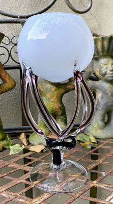 Kleine Markora Spider Leg Vaas – Handgeblazen kunstglas van Jozefina Krosno, Polen (1970–1980)