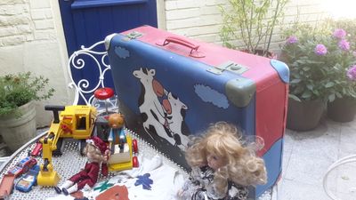 Handgeschilderd Kindervaliesje