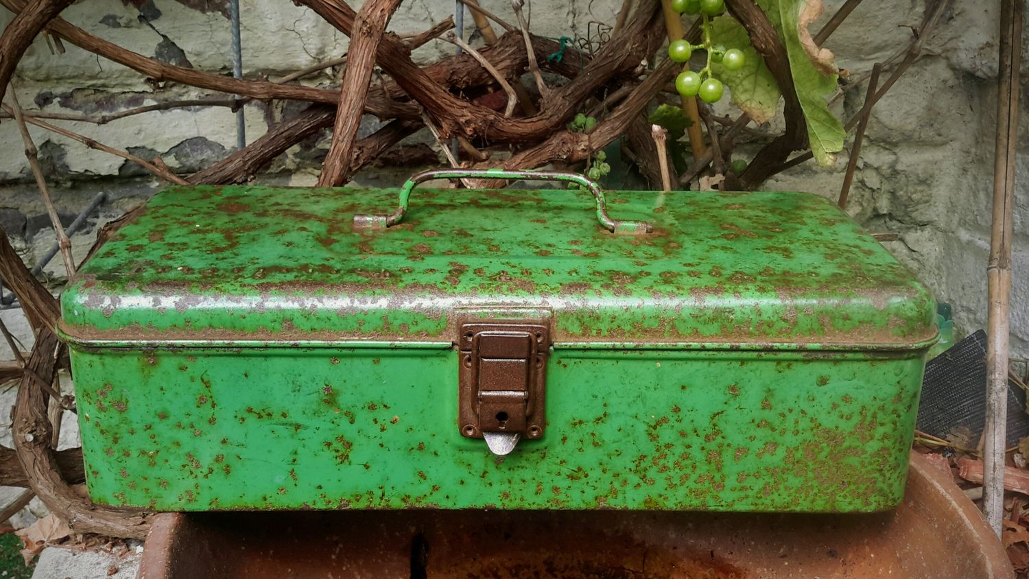 Vintage gereedschapskist