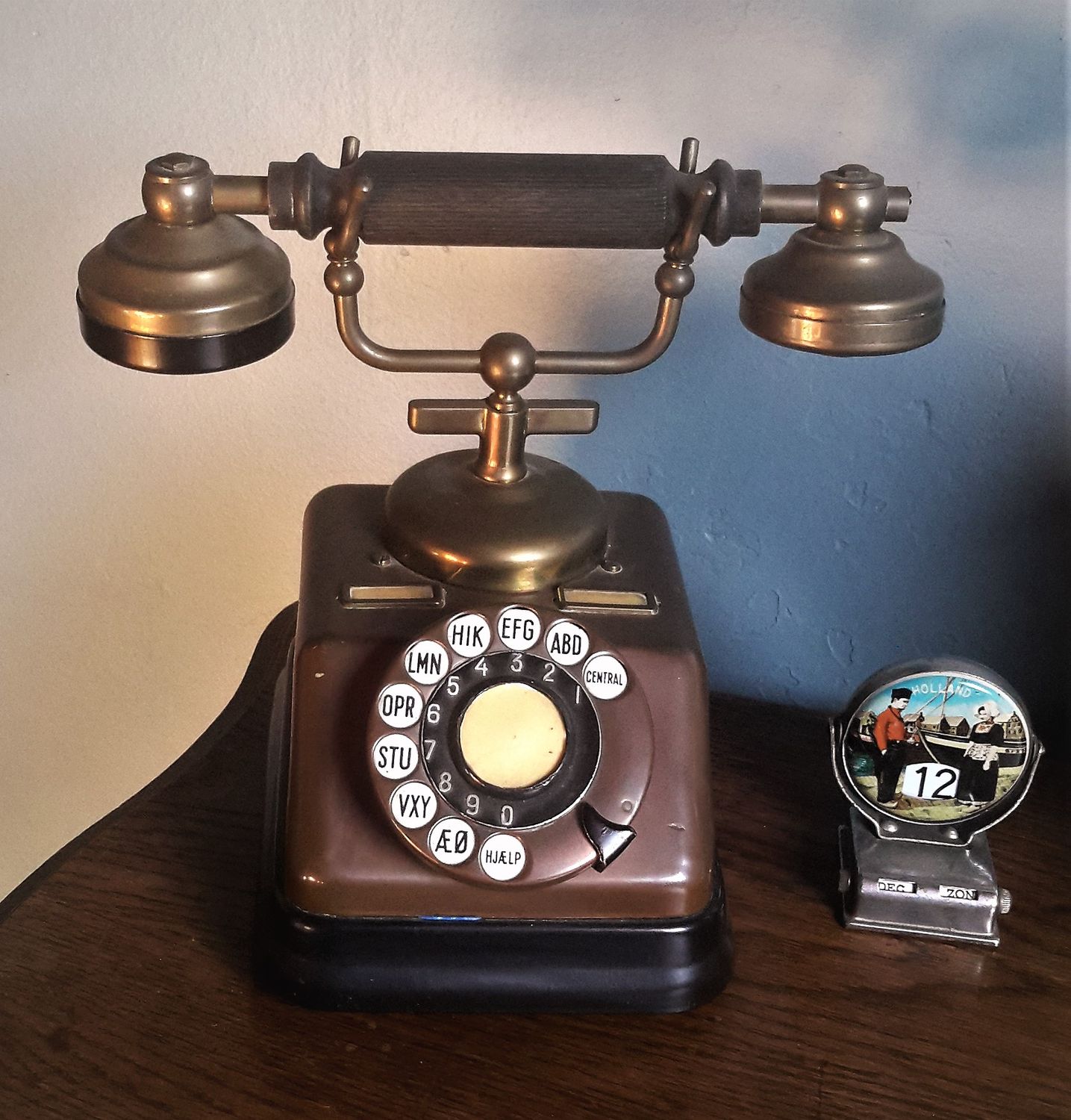 Oude Koperen KTAS D30 Telefoon Telefon Fabrik Automatic Copenhagen