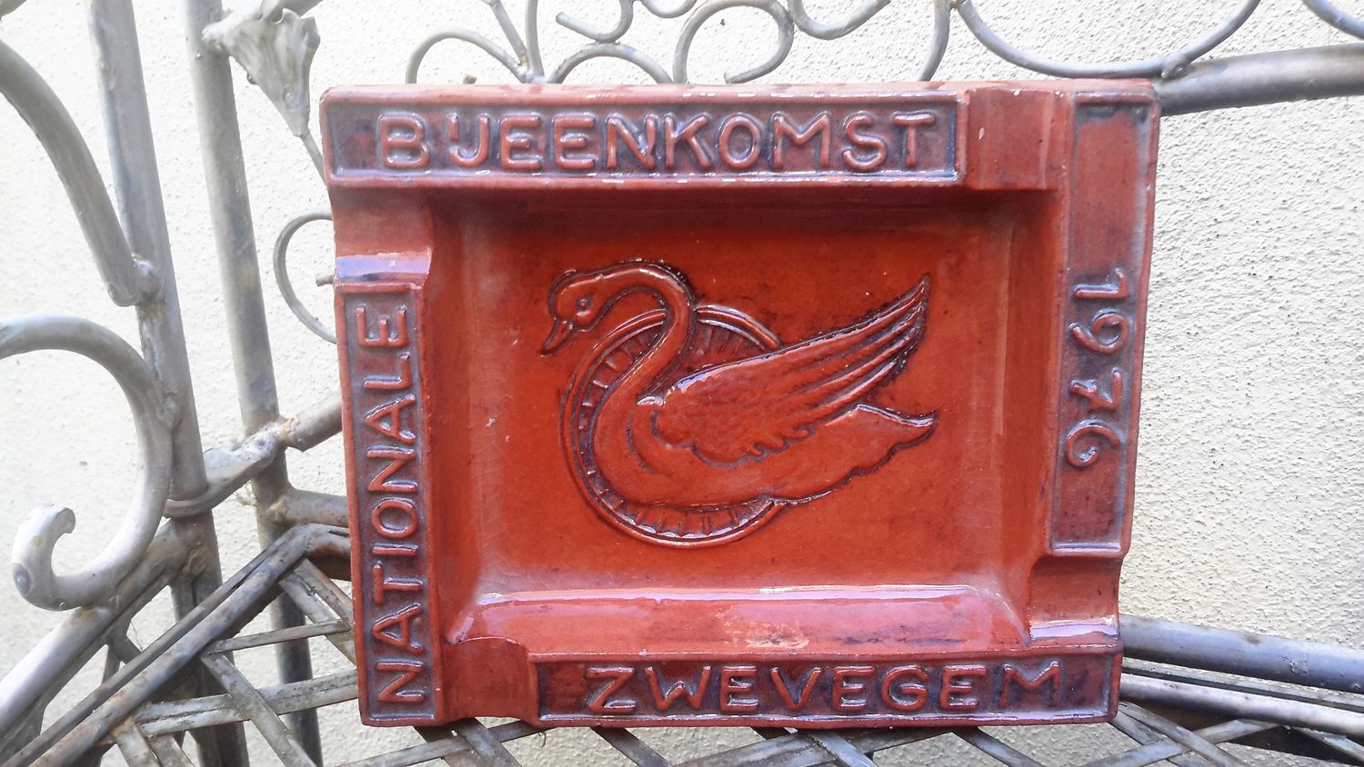 Retro Sigaretten asbak in baksteen