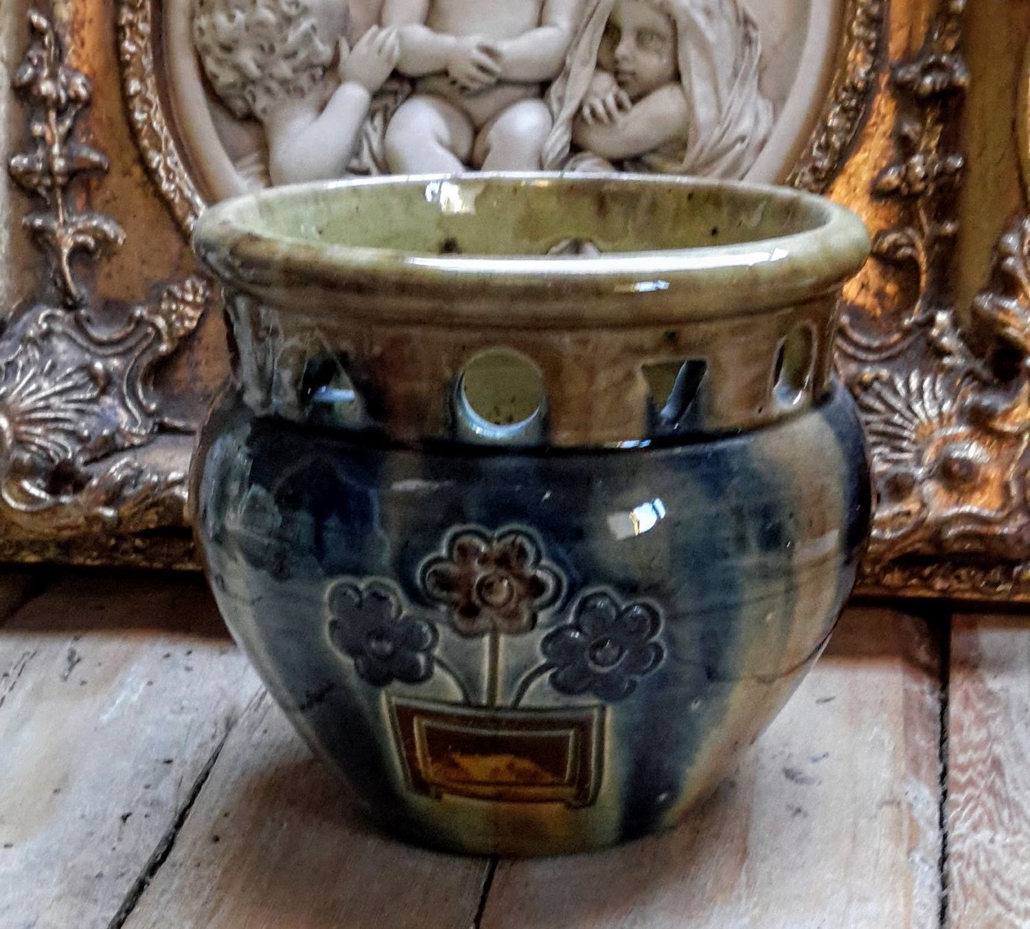 Vlaams Aardewerk Kleine decoratieve Cachepot