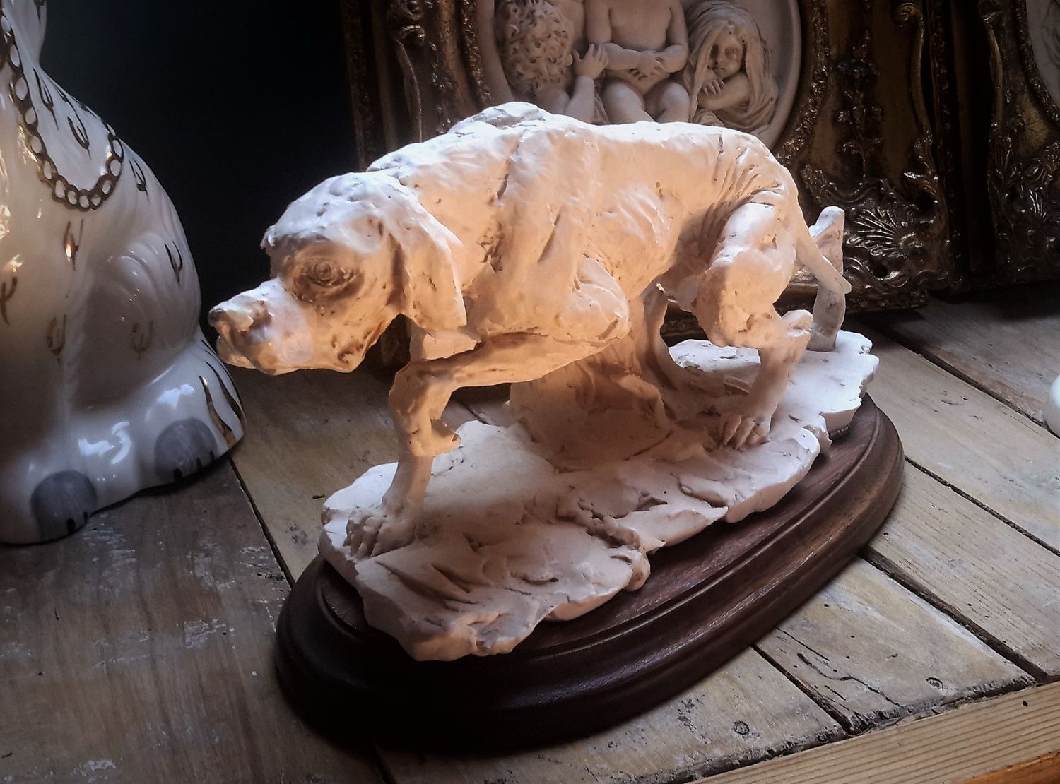 Prachtig Artistiek beeld van een lopende hond