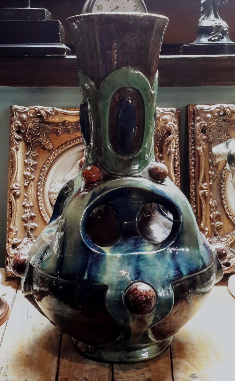 Grote Art deco Vlaams aardewerken vaas begin 20ste eeuw