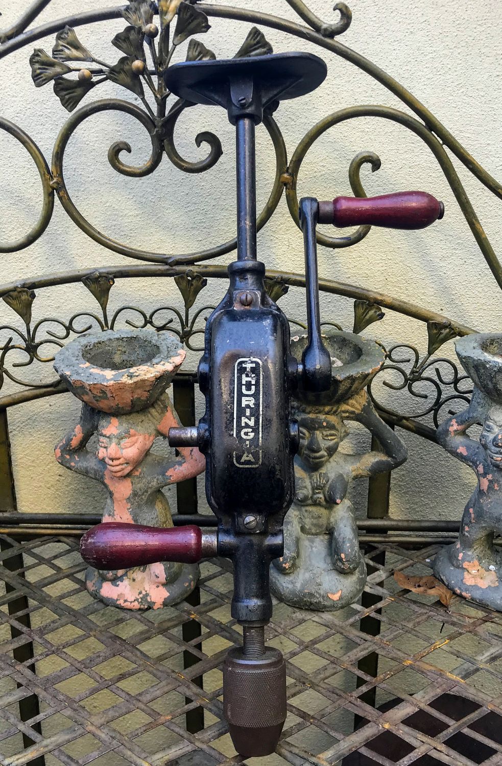 Vintage borstboormachine Thuringia Vintage borstboormachine Thuringia