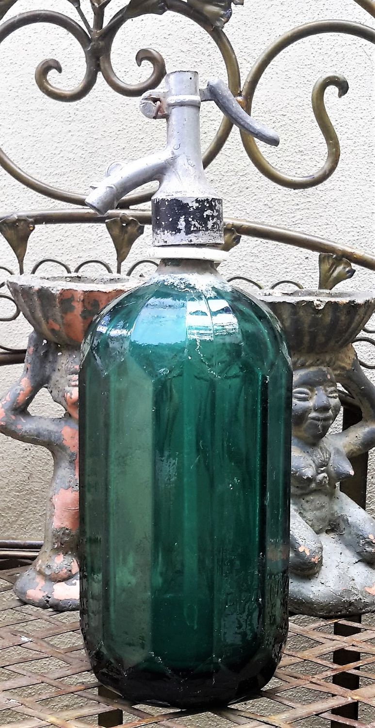 Vintage "Romanian Seltzer Bottle" Soda - of Sifonfles gemerkt APA GAZOASA STAS 392-52