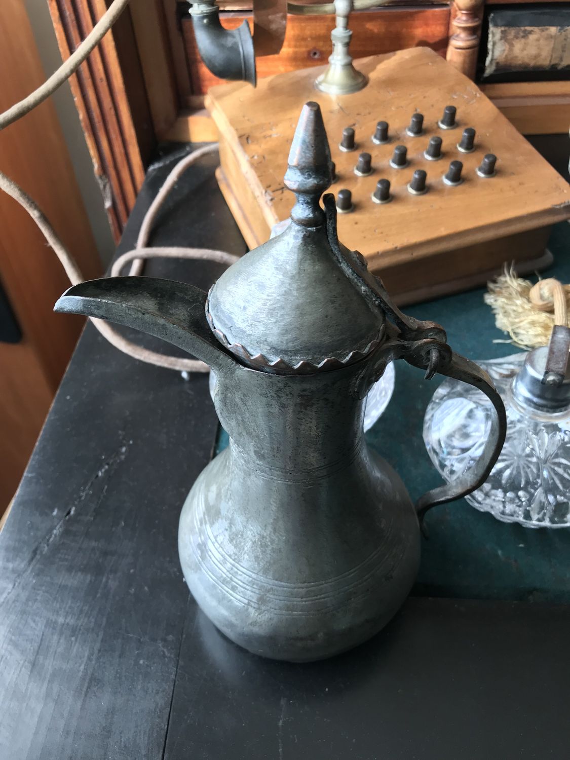 Authentiek Perzisch thee of koffiekannetje Dallah