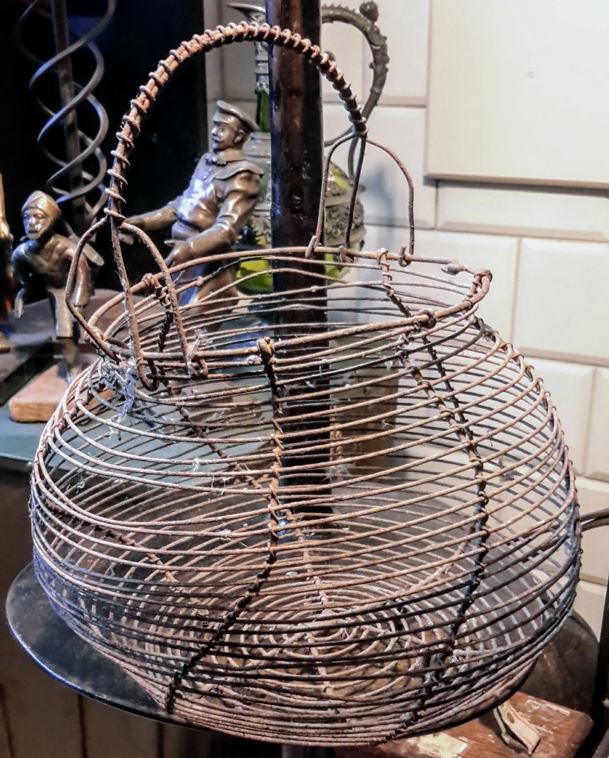 Vintage fil de fer - eiermand