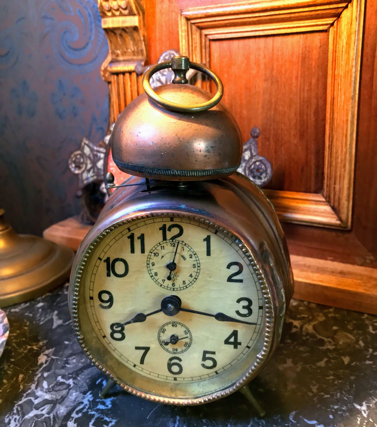 Antieke Duitse Wekker Junghans 1923