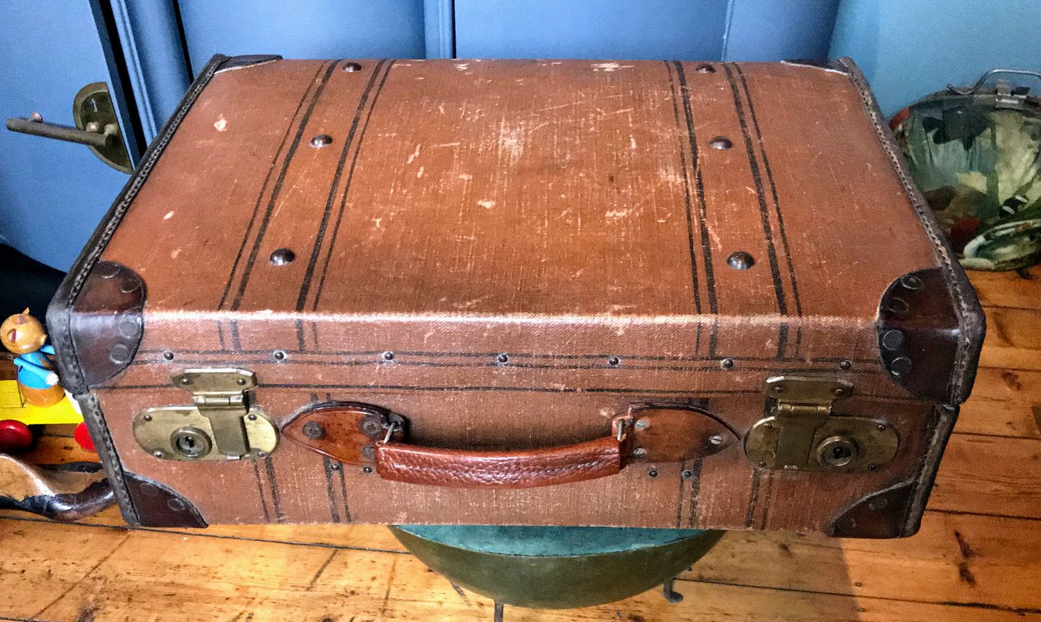 Prachtige vintage Duitse Luxereiskoffer Schutz Nordpol