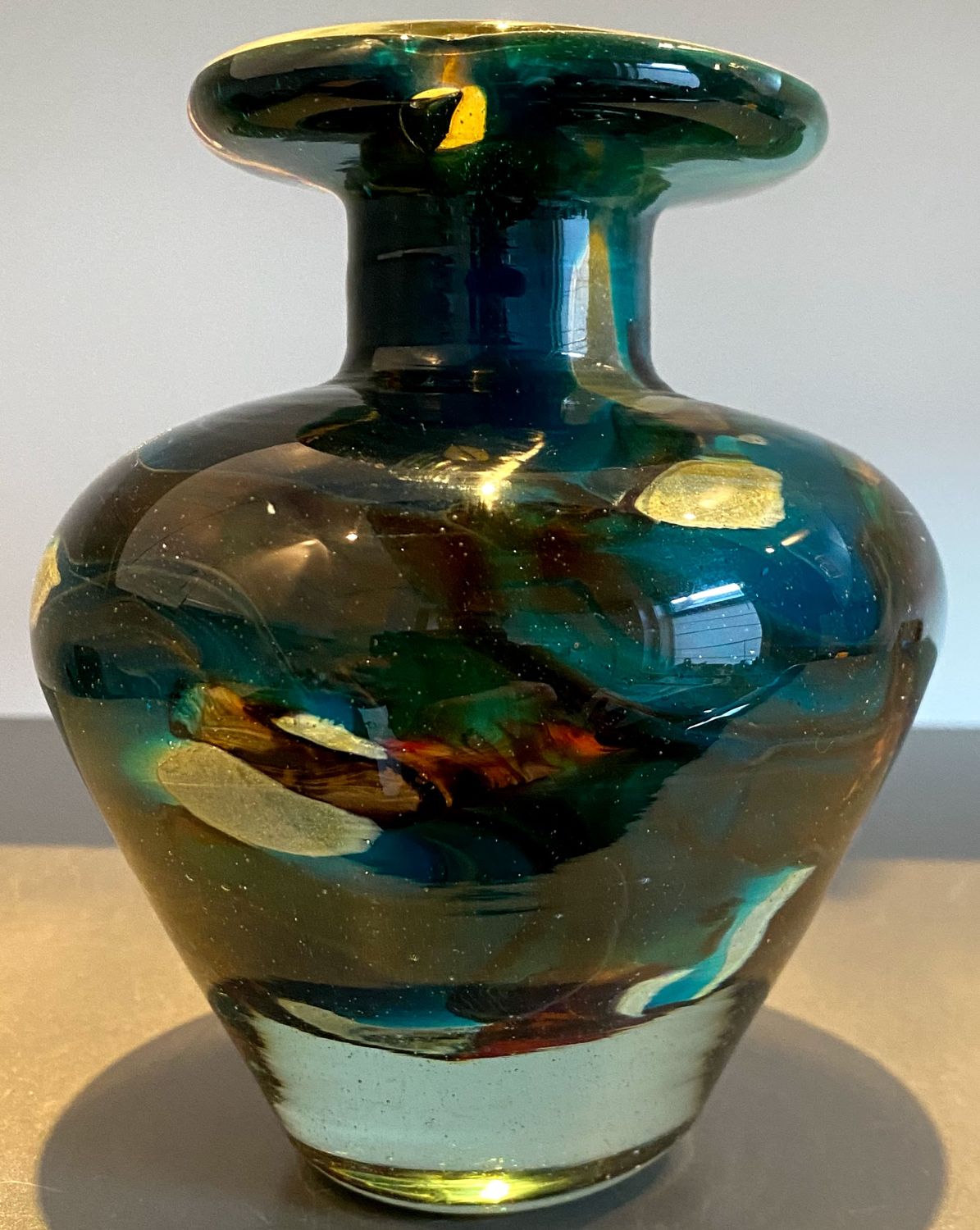 Absoluut prachtige gesigneerde Mdina tijger patroon vaas Eric Dobson