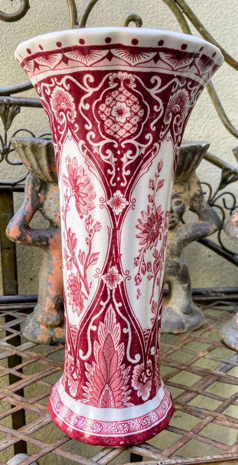 Vintage Hollandse vaas made by Petrus Regout Maastricht