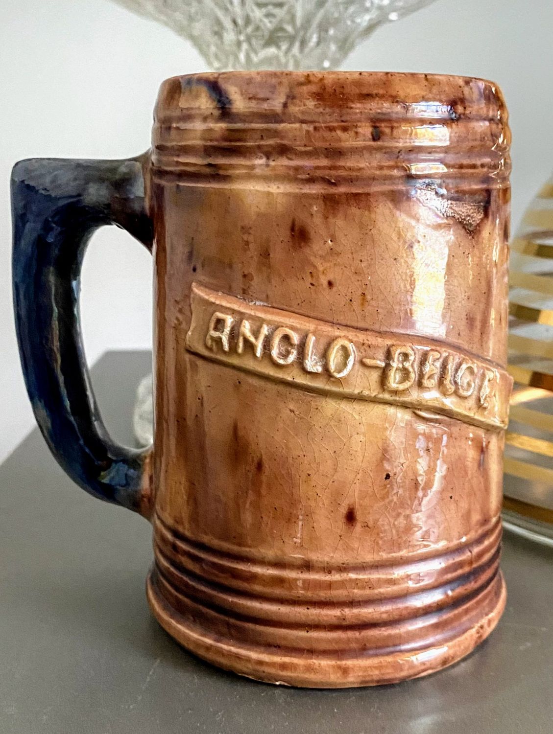 Schattige kleine Stenen bierpot Anglo Belge Zulte België Schattige kleine Stenen bierpot Anglo Belge Zulte België